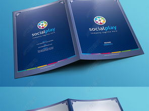 企业VI品牌形象包装设计模板 高清AI素材下载与网络技术服务指南